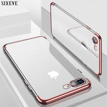 Силиконовый прозрачный мягкий чехол для телефона iPhone 11 Pro 12 X XS Max XR SE 2020 iPhone 6 S 6 s 6Plus 7 8 7Plus 8Plus, чехол-бампер 2024 - купить недорого