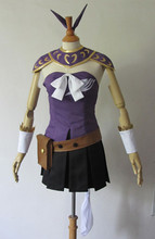 2017 Fairy Tail Lucy Heartfilia Cosplay Costume Purple Version Lucy Cosplay Dress 2024 - buy cheap