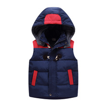 Autumn Winter Children Jacket Boys Outerwear Coats Kids Vest for Boys Hooded Casual Thicken Warm Boys Waistcoat BC291 2024 - buy cheap