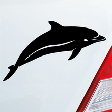 Delphin-pegatina de vinilo para ventana de coche, 18x10,5 cm, divertido, para parachoques, JDM 2024 - compra barato