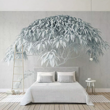 Papel de parede com mural personalizado 3d, rolo de papel de parede para paredes árvore abstrata arte decoração de casa sala de estar quarto decoração de parede 2024 - compre barato