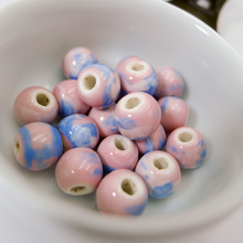 10# 40pcs Sphere Ceramic Beads  Handmade String Porcelain Bead For Jewelry Making 10mm  Beads #A314B 2024 - buy cheap