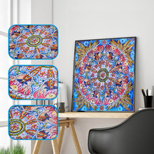 5D DIY Special Shaped Diamond Painting Abstract Flower Cross Stitch Embroidery Rhinestones Mosaic Kits Home Wall Decor 2024 - buy cheap