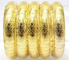 LADYMEE Bracelet Bangles Jewelry Fashion Gold Color Metal Bracelets for Women Big Wide Bangle Indian Jewelry Love Bracelet 2024 - buy cheap