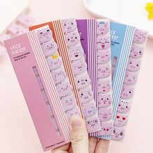 4PCS Kawaii Pig Emotion Index Tab Sticky Note Paper Sticker Memo Pad Sheet Cute Stationary Thing School Office Accessory Goods 2024 - buy cheap