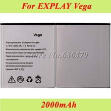 For Explay Vega Battery 2000mAh High Quality Accumulator 2024 - buy cheap