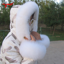 Women Real Fox Fur Collar Cuffs Set Luxury Brand Winter Scarf Women Designers Fluffy Coat's Scarves Cuffs Designer Scarfs 2024 - buy cheap