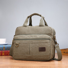 Классический дизайн, холщовая мужская сумка-мессенджер, повседневная винтажная сумка через плечо, сумки через плечо, высокое качество, женские дорожные сумки, многофункциональные 2024 - купить недорого