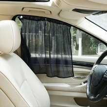 Cortina para janela lateral de carro, 2 peças, dobrável, automóvel, cortina de para-brisa, malha, alta qualidade, imperdível, novo 2024 - compre barato
