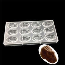 3D Easter Bunny Shape Polycarbonate Chocolate mold Rabbit Chocolate Candy Mold Fondant Cake Decorating Tools 2024 - buy cheap