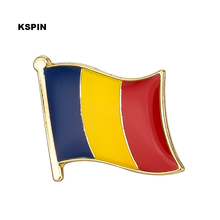 Romania flag badge pin lapel pin 100pcs a lot Brooch Icons KS-0109 2024 - buy cheap