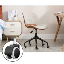 Hot Sale Office Chair Caster 6 pcs x Chair Replacement Wheels Swivel Casters mute hard floor castors set of roles office chair 2024 - buy cheap