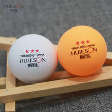 Мячи для настольного тенниса Huieson 50 шт./упак. 40 + 2,8 г, мячи для настольного тенниса 3 звезды из АБС-пластика, мячи для пинг-понга, тренировочные мячи для настольного тенниса 2024 - купить недорого