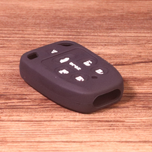 Capa em silicone para controle remoto honda odyssey 2011 2012 2013 2014, capa para chave remota com 6 botões 2024 - compre barato