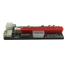 3 in 1 4pin Molex PCI-E Riser Card 6pin Riser SATA 60cm PCIE 1x to 16x PCI Express Riser Cards for Antminer Bitcoin Miner Mining 2024 - buy cheap
