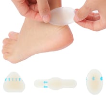 4pcs Anti-wearing Heel Sticker Hydrocolloid Blister Plaster Adhesive Hydrocolloid Gel Blister Plaster  Pedicure Patch Foot Care 2024 - buy cheap