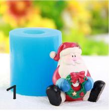 tree doll  Christmas  Silicone molds soap mold handmade soap molds silica gel die Christmas Aroma stone moulds candle mould 2024 - buy cheap