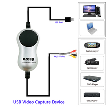 Adaptador de captura de vídeo USB 2,0, grabadora de vídeo analógico de Audio a formato Digital, compatible con Windows 7/8/10 2024 - compra barato