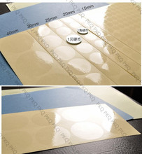 Etiqueta adesiva transparente, 15mm-80mm, diâmetro circular 30mm 3 cm, adesivo pvc, etiqueta transparente, diy 2024 - compre barato