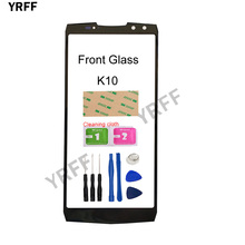 Painel de vidro frontal para celular oukitel k10, cobertura de vidro exterior (sem tela sensível ao toque) 2024 - compre barato