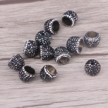 30pcs 8mm Hole Size Metal Crystal Rhinestone Paved Flower Caps Beads, End Caps, Beads Caps, Jewelry Findings 2024 - buy cheap