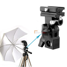 Triple Hot Shoe Mount Adapter Flash Light Bracket Stand Umbrella Holder For d40 60 d80 d90 d3100 d5100 d7000 350d 450d 650 1000d 2024 - buy cheap