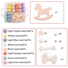 Baby Toys 1Set Crib Holder Rattles DIY Hanging Infant Mobile On The Bed Wool Ball Baby Rattle Bed Toys 0-12 Months Gift For Kids 2024 - buy cheap