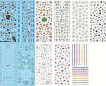 24 дизайна на ваш выбор переводные наклейки для ногтей Фольга для обертывания наклейки для маникюра 2024 - купить недорого