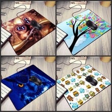 Mairuige-alfombrillas de juego de búho para Gaming, almohadilla de lujo para ratón de velocidad, tamaño de 18x22CM, 25x20CM, 25x29CM, nuevo diseño 2024 - compra barato