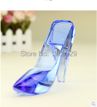 Lustre Minnie Crafts "Cinderella's Crystal Shoe" as Christmas New Year Birthday Wedding Love Gift Home Decoration Free Shipping 2024 - buy cheap