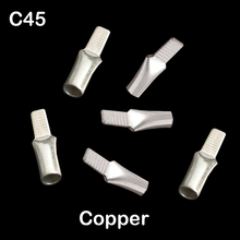 Disjuntor de fio de cobre banhado a estanho c45, 4, 6, 10, mm2, conexão com agulha, terminal de crimpagem discreto 2024 - compre barato