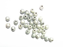 2000/peças 4mm cor de prata estrelas miçangas redondas acrílicas espaçadoras achado de jóias, frete grátis!! 2024 - compre barato