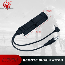 Element Airsoft Tactical Flashlight M3X Remote Dual Switch Pressure Pad Switch Fit PEQ 15 Gun Weapon Light PEQ 15 Switch NE07011 2024 - buy cheap
