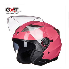 2019 New GXT Summer Double lens Motorcycle Helmet G708 Half Face Motorbike Helmet made of ABS with PC lens Visor size M L XL 2024 - buy cheap