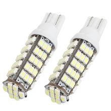 Автомобильные светодиодные лампы 100x T10 W5W 194 168 1206 68 SMD, боковые лампы с клиновидным цоколем, габаритные огни для подсветки номерного знака, 12 В постоянного тока, автомобильное освещение 2024 - купить недорого