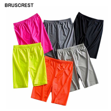 Summer neon green pink biker shorts elastic black high waist shorts womens reflective sweat shorts sweatpants jogger short mujer 2024 - buy cheap