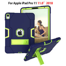 Case For iPad Pro 11" (2018) Cover Shockproof Heavy Duty Funda For New iPad Pro 11 inch 2018 Kids Safe Armor Silicon PC Shell 2024 - buy cheap