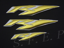 Emblema de motocicleta, pegatina 3D R1, logotipo de rueda de tanque para Yamaha YZF-R1 2024 - compra barato