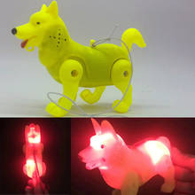2019 New Electronic Walking Dog LED Glow Pet Toy For Children Electric Musical Flashing Dog Model Toy Kids Interactive Toys 2024 - buy cheap