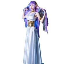 Fantasia de cosplay saint seiya 2020, roupa de cosplay da lenda do santuário, athena 2024 - compre barato