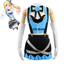 Youtuber Mirai Akari Tube Tops Dress Uniform Outfit Cosplay Costumes 2024 - buy cheap