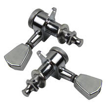NEW 2pcs 1L1R Guitar Locking String Tuning Pegs Keys Machine Heads Tuners Chrome 2024 - buy cheap