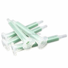 Pack of 5 AB Adhesive Glue Resin Static Mouth Mixing Nozzles Tube Lenth 83mm For AB Glue Gun Square Mixing Tube Needles Plastic 2024 - buy cheap