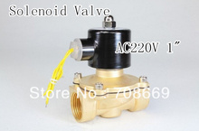 2way2position AC220V 1" Electric Solenoid Valve Water Air N/C Gas Water Air 2024 - buy cheap
