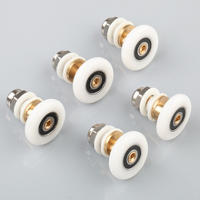 Wholesale 200PCS Shower Bathroom Door Rollers Runners Wheels Pulleys Diameter 19/23/25/27mm 2024 - buy cheap