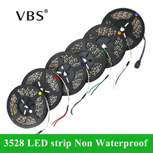 Led Strip Lights SMD3528 12V Flexible Led Strip Bar Light Non Waterproof Strips  LED Tape 5m/roll Christmas LED Strip light 2024 - buy cheap