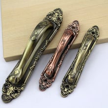 European antique copper door handle surface mounted wooden  simple stealth  Cupboard. Room door handle 300mm 250mm 180mm 2024 - buy cheap