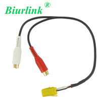 Biurlink-Puerto cambiador de CD de 6 pines ISO a 2RCA, interfaz de Audio, Cable adaptador AUX para Fiat Lancia Alfa Panda 2024 - compra barato