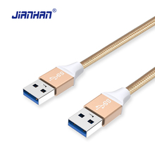JianHan USB 3.0 Extension Cable 1M USB 3.0 A Type Male to Male Nylon Braided Cables Data Cables For Radiator Laptop Hard Disk 2024 - buy cheap