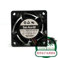 Подержанный охлаждающий вентилятор SANYO DENKI SAN ACE 9G0612P1J0318 12 в 6038 а 6 см 4 линии сервер ATX 2024 - купить недорого